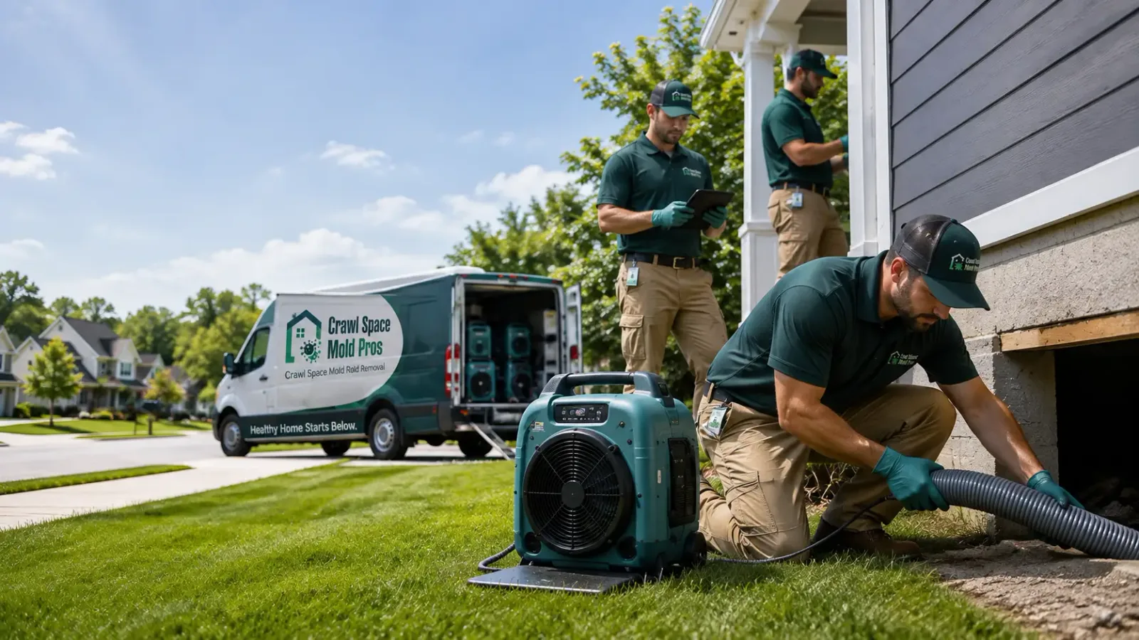 Crawl Space Mold Removal in Clarklake, MI